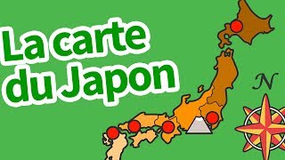 La carte du Japon